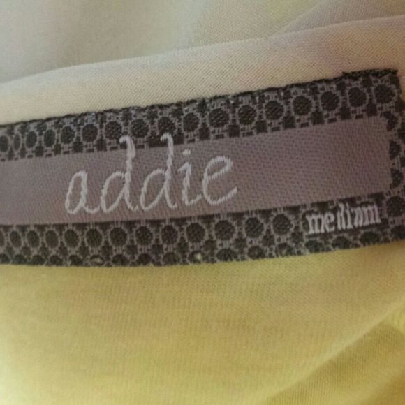 VINTAGE Addie Yellow Crochet Drop Waist Dress - Picture 9 of 10